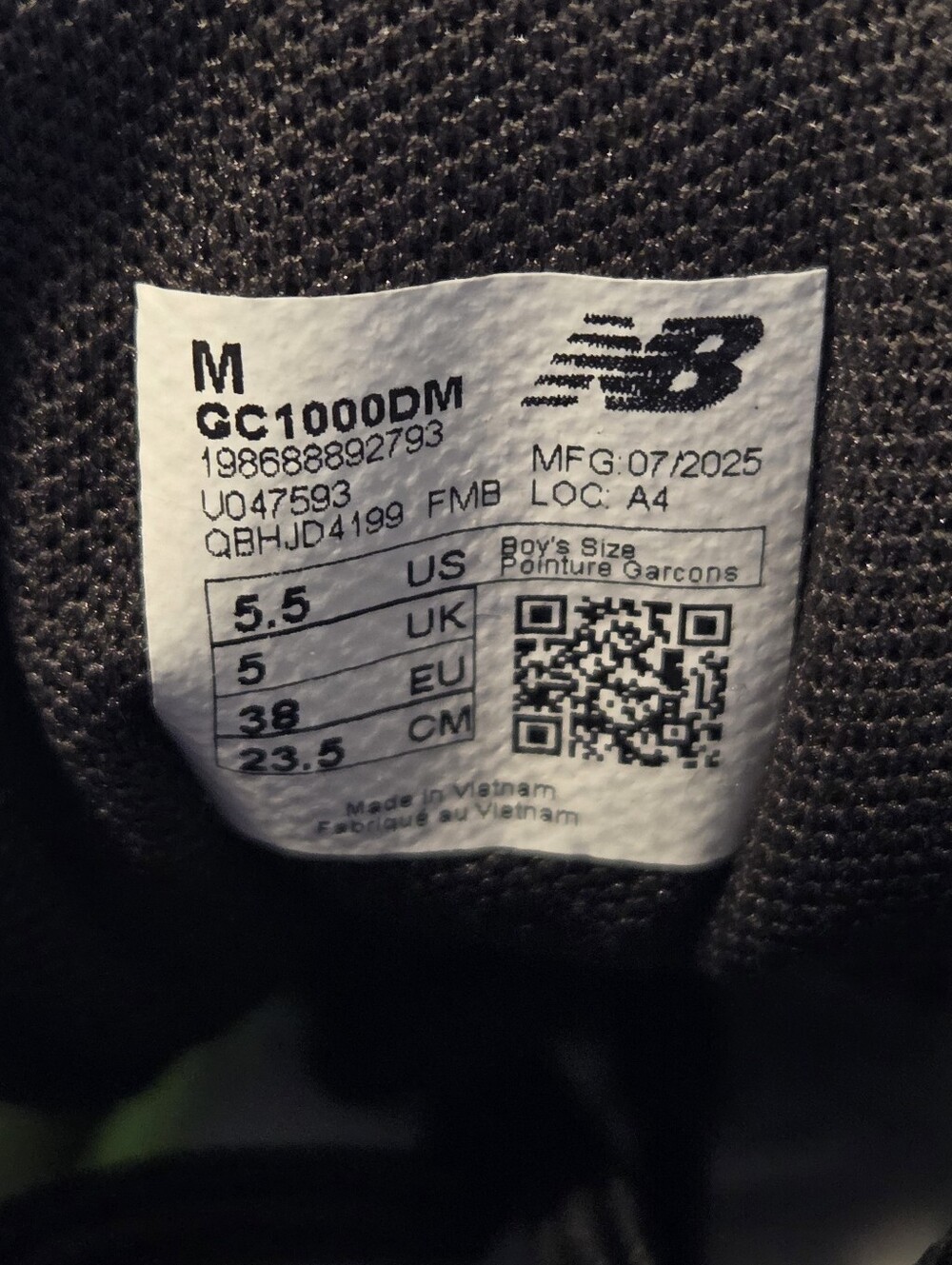 New Balance 1000 Pink/Green/Black Athletic Shoes. Youth’s 5Y. Women’s 6.5. NIB - Picture 8 of 12